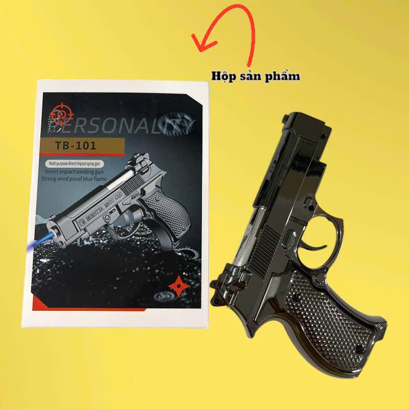 Bật lửa hình súng Beretta M92G COD kim loại - xài ga - fullbox