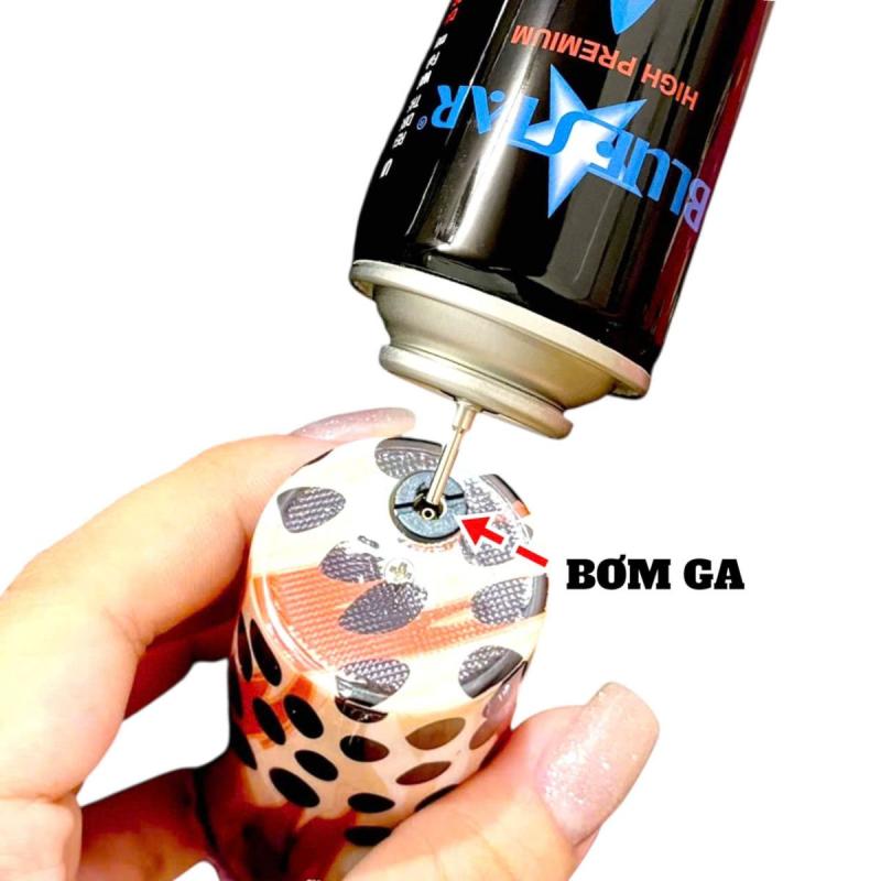 Bật lửa hình ly trà sữa trân châu lửa khò
