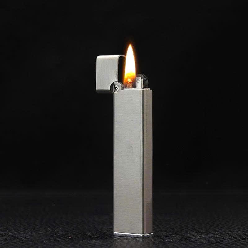 Bật lửa Zorro ZR-724 trơn siêu mỏng kim loại - xài xăng