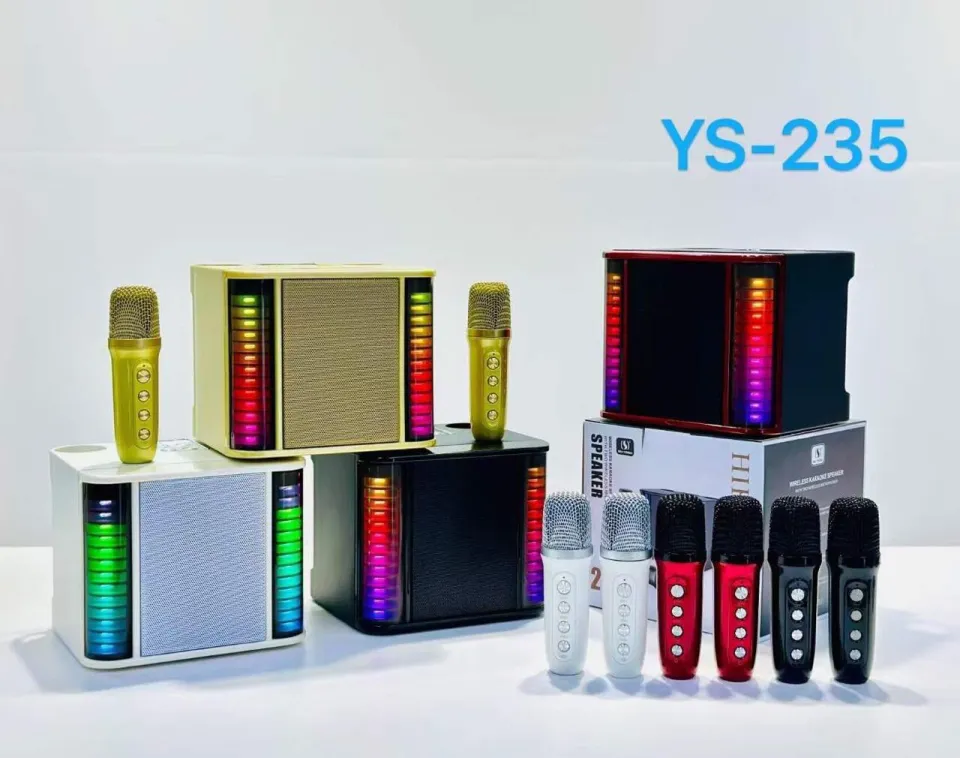 Loa karaoke YS-235 kèm 2 micro không dây