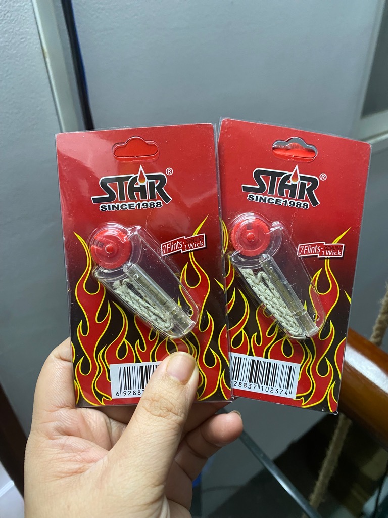 Vỉ đá quẹt zippo Star 1988 box xịn