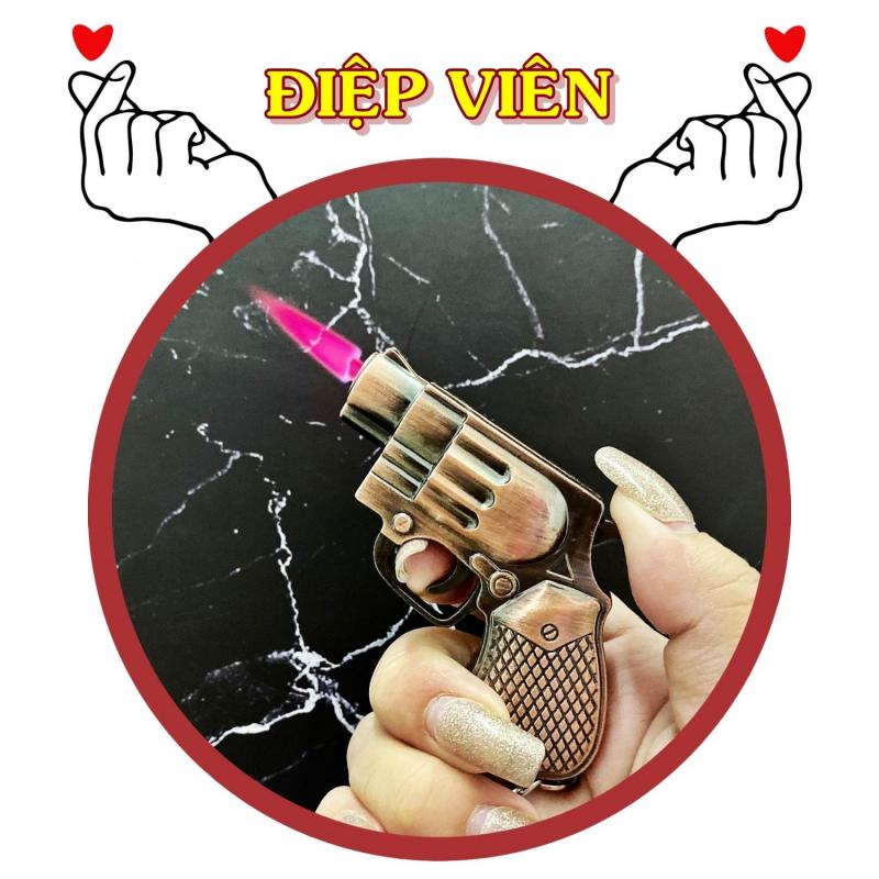 Bật lửa hình khẩu súng điệp viên lửa khè