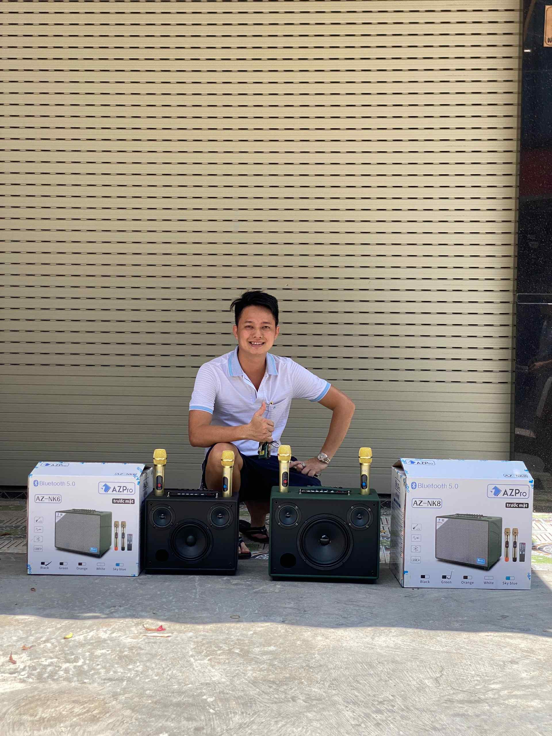 Loa Karaoke xách tay AZPro NK8 – Bass20 công suất 200W