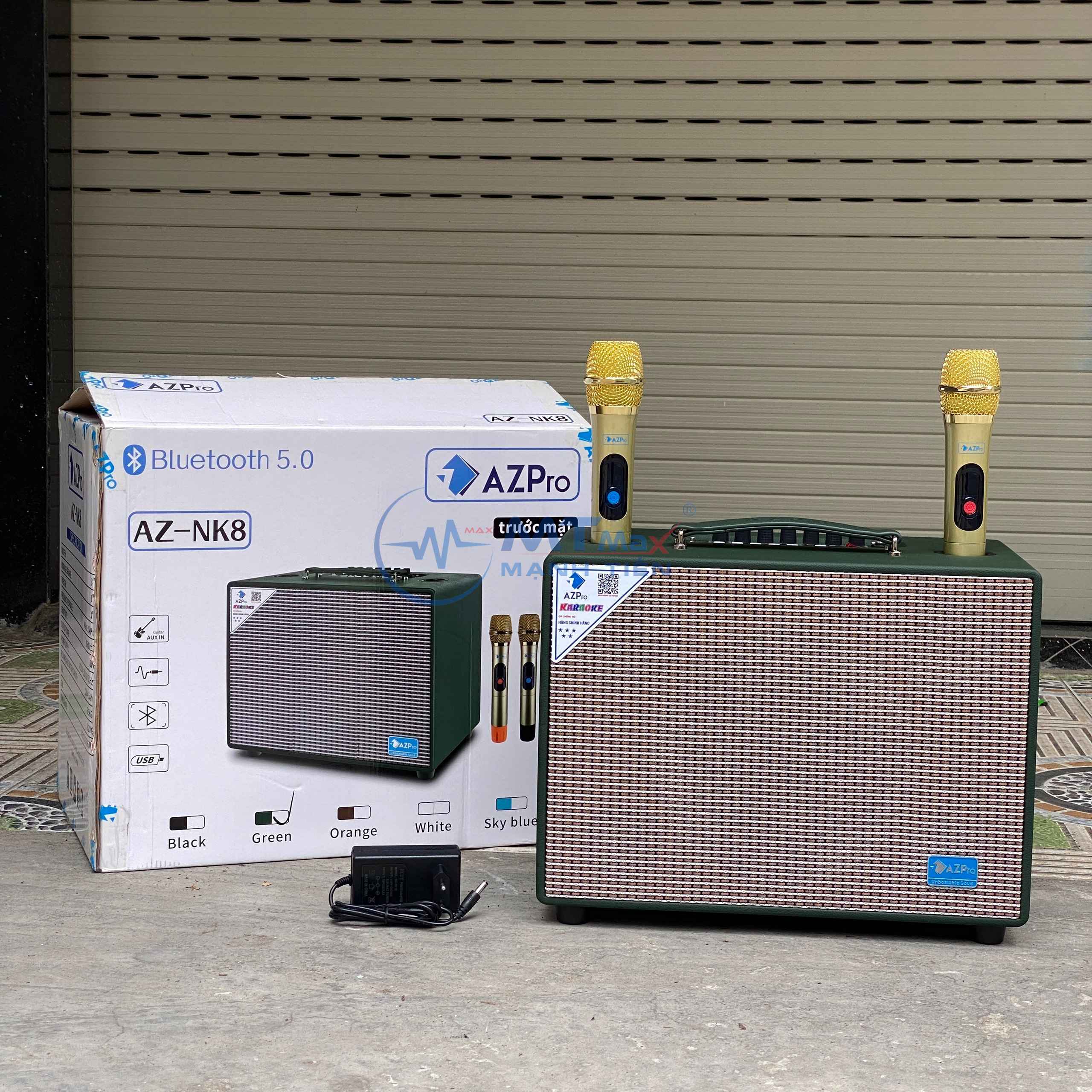 Loa Karaoke xách tay AZPro NK8 – Bass20 công suất 200W