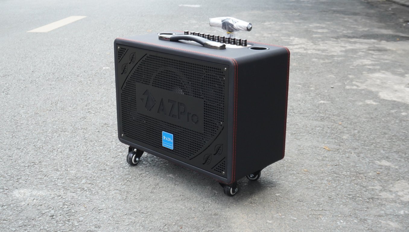 Loa karaoke AZPro AZ-316 kèm 2 micro không dây