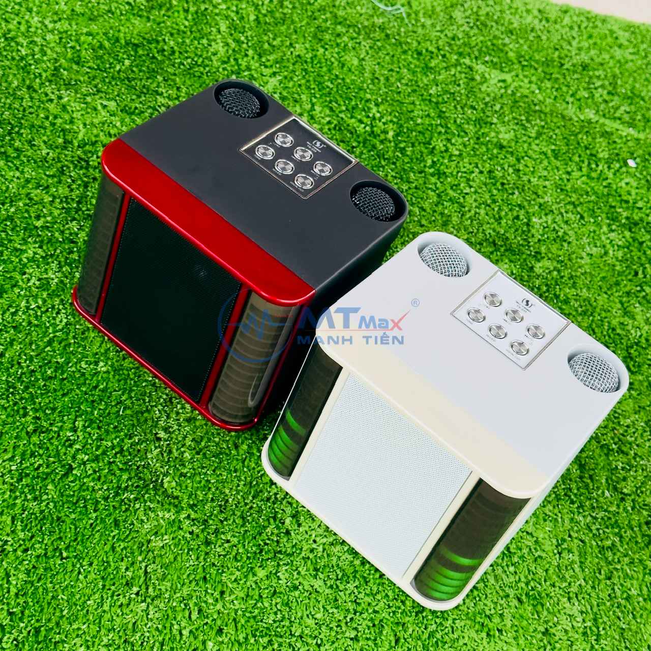 Loa karaoke mini YS235 - kèm 2 micro không dây