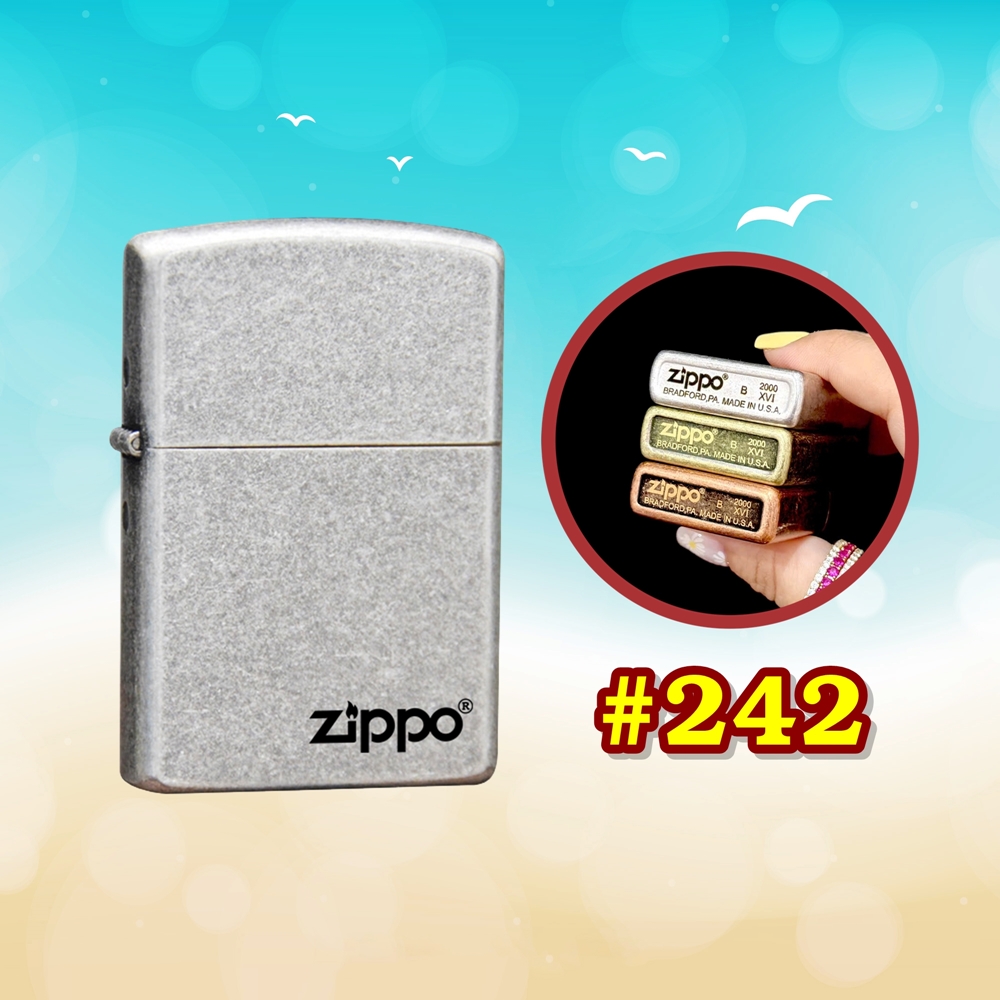 Bật lửa Zippo màu đồng trơn giả cổ dùng xăng